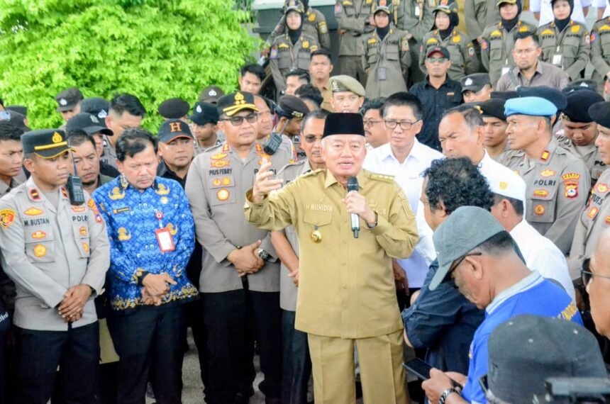 Terima Aksi Damai Masyarakat Sakutu, Gubernur Kalsel Tegaskan Penempatan Dana Pemprov di Bank Kalsel Sesuai Ketentuan