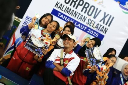 Sapu Bersih Medali, Tenis Meja Banjarmasin Juara Umum Porprov Kalsel 2025
