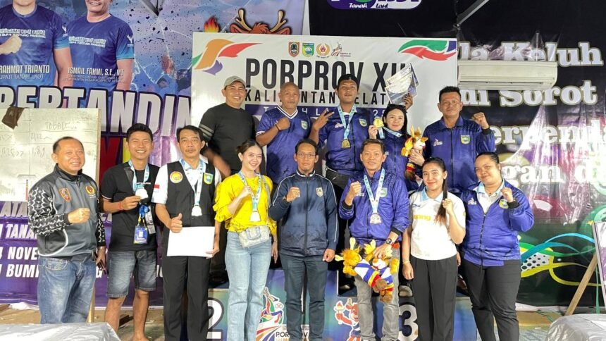 Raih 9 Emas, Biliar Tanah Laut Sabet Juara Umum Porprov Kalsel 2025