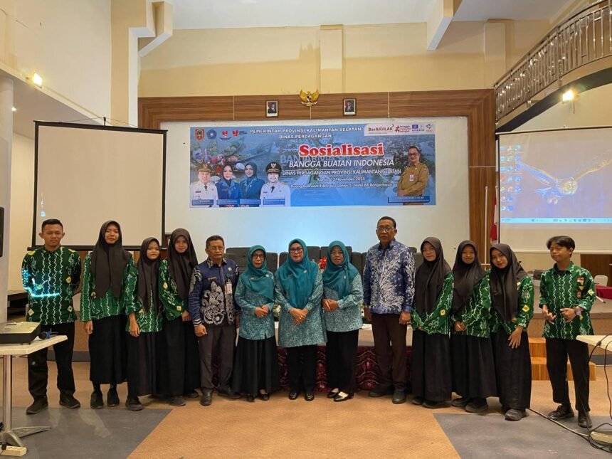 Dorong Penggunaan Produk Dalam Negeri, Disdag Kalsel Gelar Sosialisasi Bangga Buatan Indonesia