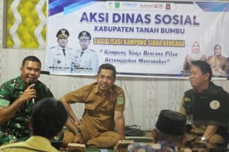 Sosialisasi Kampung Siaga Bencana di Tungkaran Pangeran