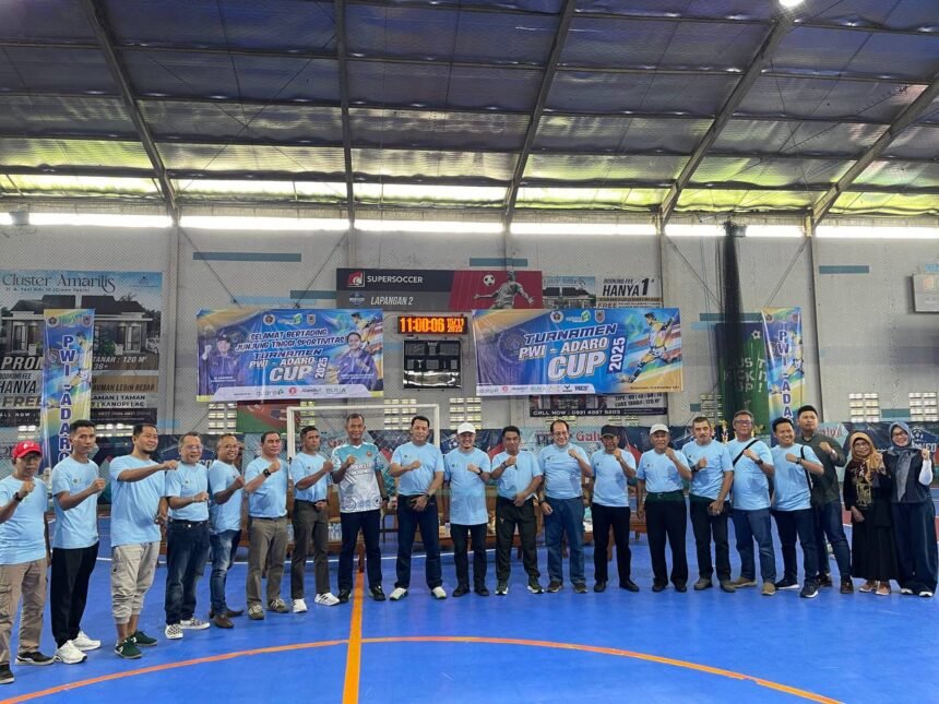 16 Tim Wartawan Adu Gengsi di PWI Adaro Cup 2025, Jadi Ajang Pemanasan Menuju Porwanas