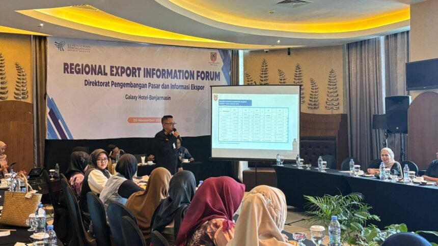 Perkuat Daya Saing UMKM, Disdag Kalsel Lakukan Diseminasi Penyebarluasan Informasi Pasar Ekspor