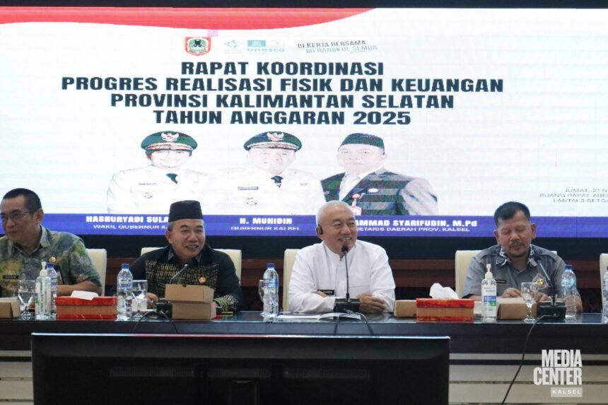 Pemprov Kalsel Gelar Rakor Percepatan Realisasi APBD 2025, Gubernur Tegaskan Komitmen Peningkatan Serapan Anggaran