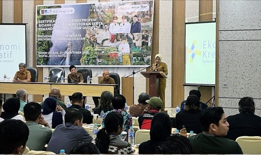Kalsel Dorong SDM Unggul, Dispar Fasilitasi Sertifikasi Profesi Pariwisata