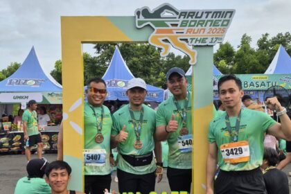 Dispora Kalsel Running Club Ramaikan Arutmin Borneo Run 2025, Turunkan Pelari di Semua Kategori