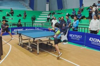 Wagub Kalsel Saksikan Langsung Keseruan Kejurnas Tenis Meja 2025 di Banjarmasin
