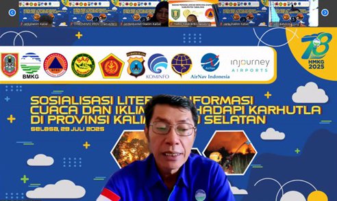 BMKG Prediksi Sebagian Besar Wilayah Kalsel Berpotensi Diguyur Hujan 200–400 mm pada Desember 2025