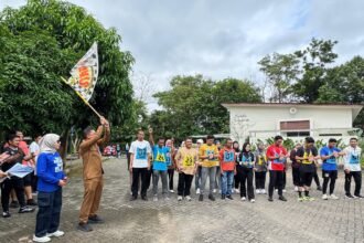 Dinas PUPR Kalsel Gelar Pengukuran Kebugaran ASN dalam Rangka Hari Bakti PU ke-80