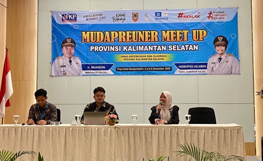 45 Wirausaha Muda Ikuti Mudapreneur Meet Up 2025, Dispora Kalsel Dorong Kemitraan dengan Perusahaan
