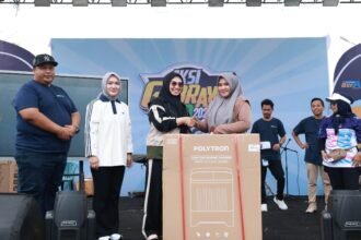 Warga Antusias! Aksi Gebrak PAD Tanah Bumbu Dimeriahkan Senam Sehat dan Hadiah untuk Wajib Pajak