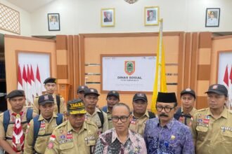 Pemprov Kalsel Kirimkan 9 Tagana dan Satgas Pramuka Peduli yang Terbaik ke Sumatera Barat