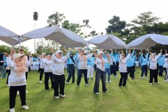 Meriahkan Hari Bakti PU ke-80, Dinas PUPR Kalsel Gelar Family Gathering di Kebun Raya Banua