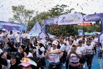 Ribuan Runner Meriahkan Meratus Geopark RUN 2025 di Kebun Raya Banua
