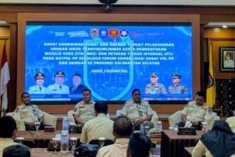 Satpol PP dan Damkar Kalsel Laksanakan Urusan Wajib Trantibumlinmas