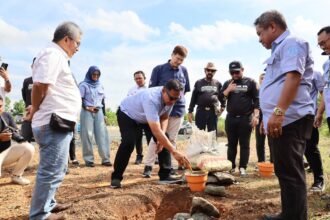 IMI Kalsel Lakukan Peletakan Batu Pertama Pembangunan Kantor Sekretariat di Banjarbaru