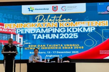 Perkuat Kualitas SDM Koperasi, Kadis Koperasi dan UKM Kalsel Buka Pelatihan Peningkatan Kompetensi Pendamping Koperasi Merah Putih