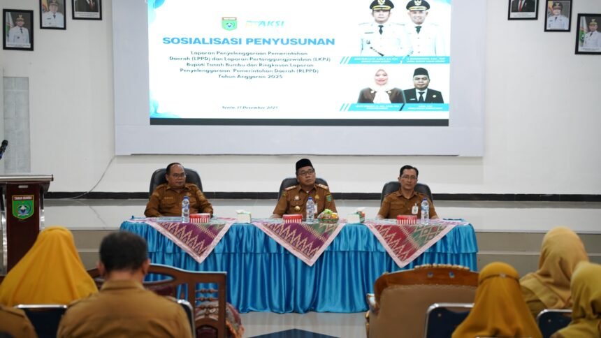 Pemkab Tanah Bumbu Gelar Sosialisasi Penyusunan LPPD, LKPJ, dan RLPPD TA 2025