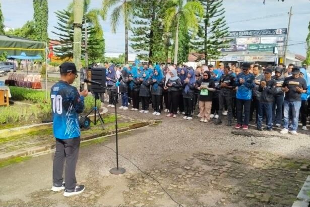 Dinsos Kalsel Peringati HKSN 2025 dengan Apel, Senam Bersama, dan Gotong Royong