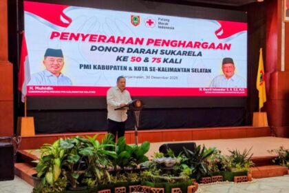 PMI Kalsel Berikan Apresiasi kepada Ratusan Relawan Donor Darah Sukarela