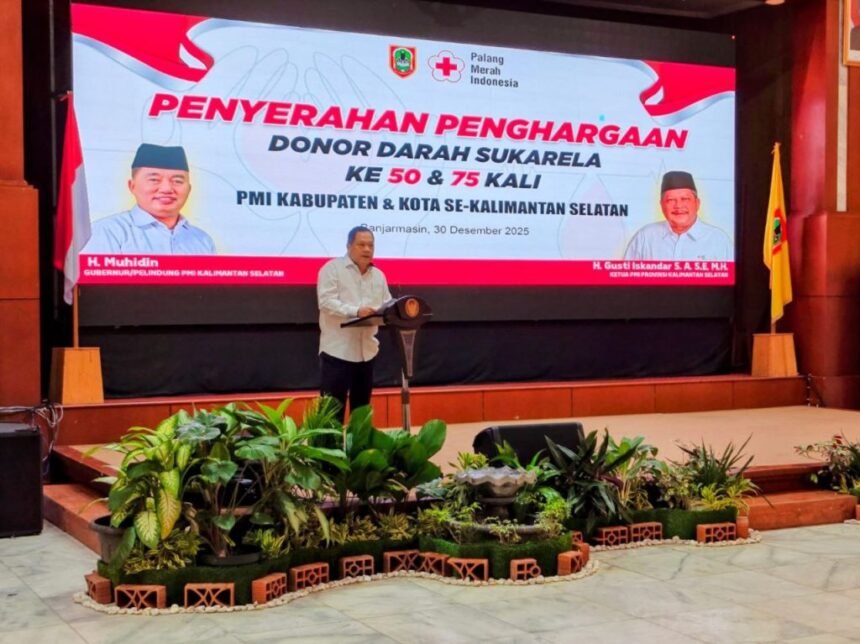 PMI Kalsel Berikan Apresiasi kepada Ratusan Relawan Donor Darah Sukarela