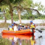 Menteri PU Tinjau Banjir Sungai Tabuk, Dorong Percepatan Bendungan Riam Kiwa