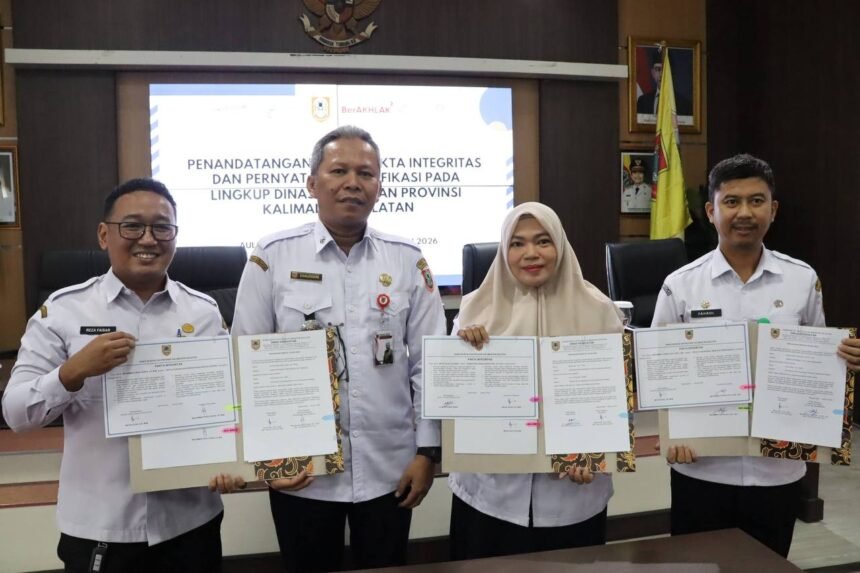 Dinkes Kalsel Teken Perjanjian Kinerja dan Pakta Integritas, Perkuat Komitmen Layanan Kesehatan 2026