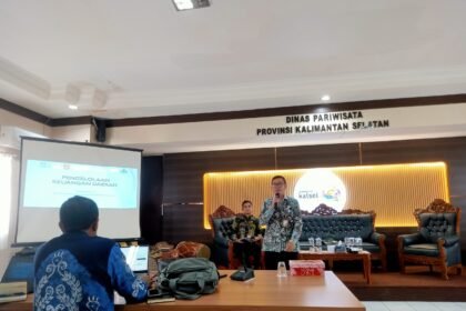 Sinergi Pengelolaan Keuangan, Dinas Pariwisata Kalsel Gelar Sosialisasi Penyamaan Persepsi SPJ