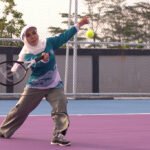 Ketua TP PKK Kalsel Resmikan Lapangan Tenis BINDA, Dorong Pola Hidup Sehat dan Silaturahmi