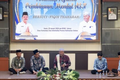 Diskominfo Kalsel Gelar Ceramah Agama Fiqih Thaharah, Perkuat Keseimbangan Spiritual ASN