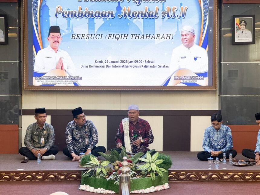 Diskominfo Kalsel Gelar Ceramah Agama Fiqih Thaharah, Perkuat Keseimbangan Spiritual ASN