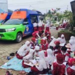 Gencarkan Promosi Minat Baca dan Literasi, Dispersip Kalsel Turunkan Pusling di SDN Kayu Bawang 1 Gambut