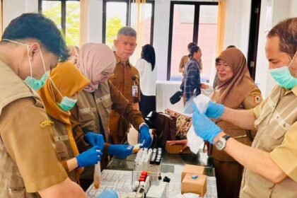 Jamin Keamanan Pangan, UPTD Balai Laboratorium Kesehatan Provinsi Kalimantan Selatan Laksanakan Pemeriksaan Food Safety