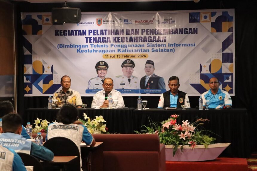 Dispora Kalsel Kembangkan Sistem Informasi Keolahragaan, Perkuat Basis Data Atlet dan Cabor