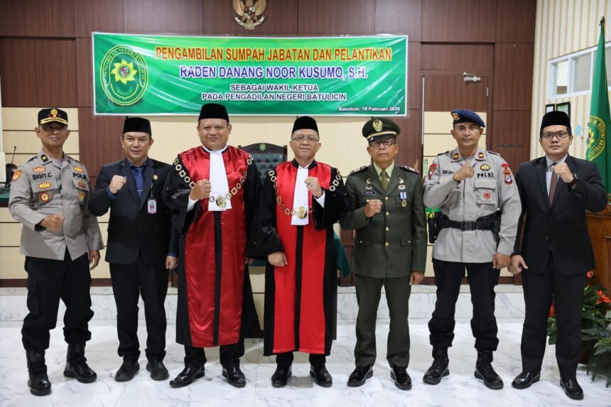 Pelantikan Wakil Ketua Pengadilan Negeri Batulicin