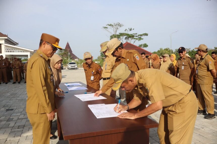 Usai Sertijab, Kadinsos Kalsel Tekankan Adaptasi dan Integritas Pegawai