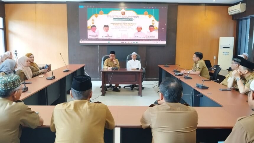 Pembinaan Mental ASN, Dinas Koperasi dan UKM Kalsel Perkuat Pemahaman Fikih Puasa