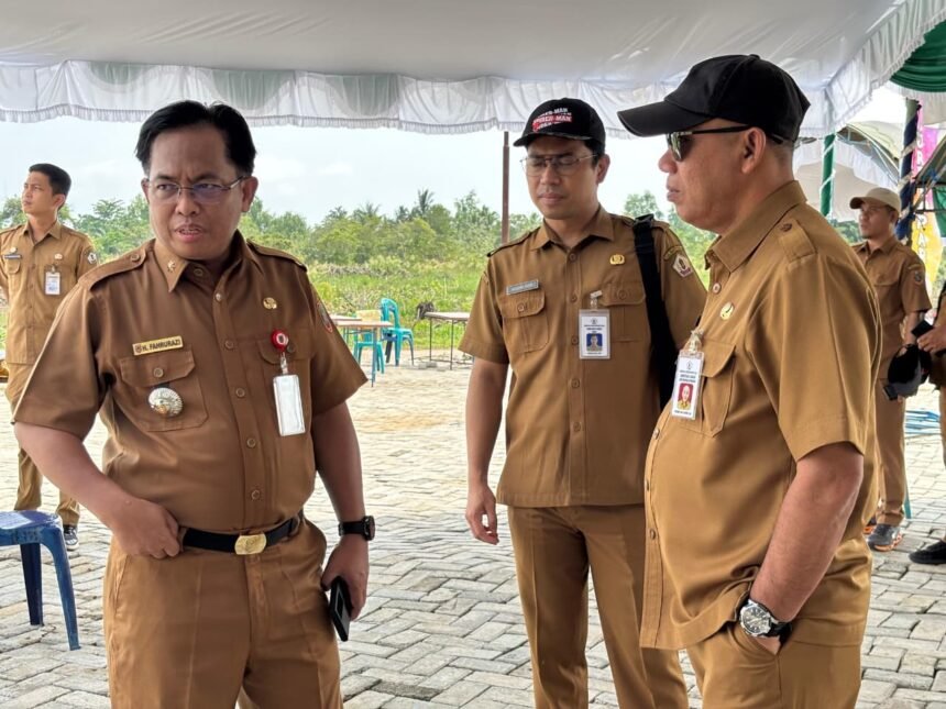 Pastikan Kesiapan Safari Ramadan, Biro Kesra Kalsel Tinjau RTH Jembatan Barito