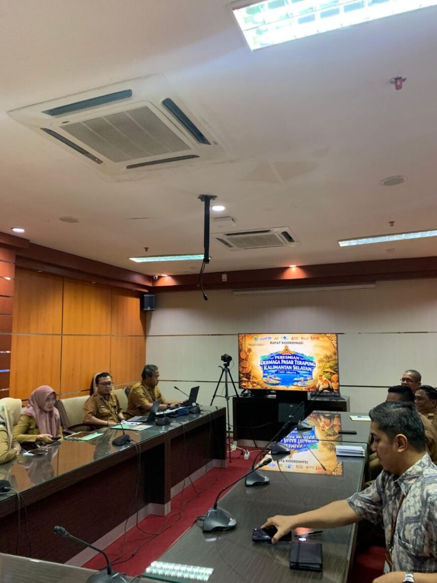 Pemprov Kalsel Matangkan Persiapan Peresmian Dermaga Pasar Terapung di TMII