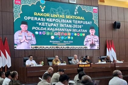 Pemprov Kalsel dan Polda Perkuat Koordinasi, Wujudkan Idulfitri Aman dan Nyaman bagi Masyarakat