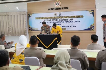 ULM dan Polda Kalsel Perkuat Sinergi Akademik melalui Pusat Studi Kepolisian