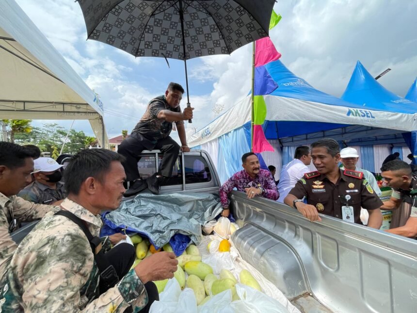 DPKP Kalsel Berpartisipasi dalam GPM di Kejati, Sediakan Bahan Pokok Lebih Murah