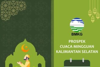 BMKG Rilis Prospek Cuaca Mingguan Kalsel, Warga Diminta Waspada Hujan dan Potensi Bencana