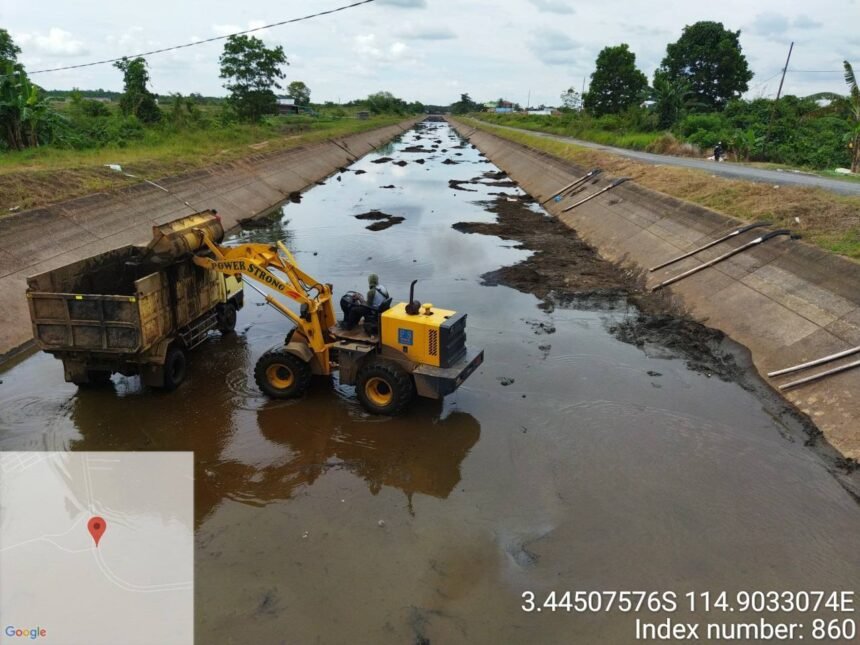 Pengeringan Irigasi Riam Kanan Resmi Diumumkan, PUPR Kalsel Siapkan Pemeliharaan Total