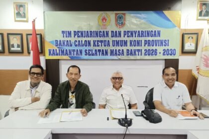Tim Penjaringan KONI Kalsel Resmi Buka Pendaftaran Calon Ketua Umum 2026–2030