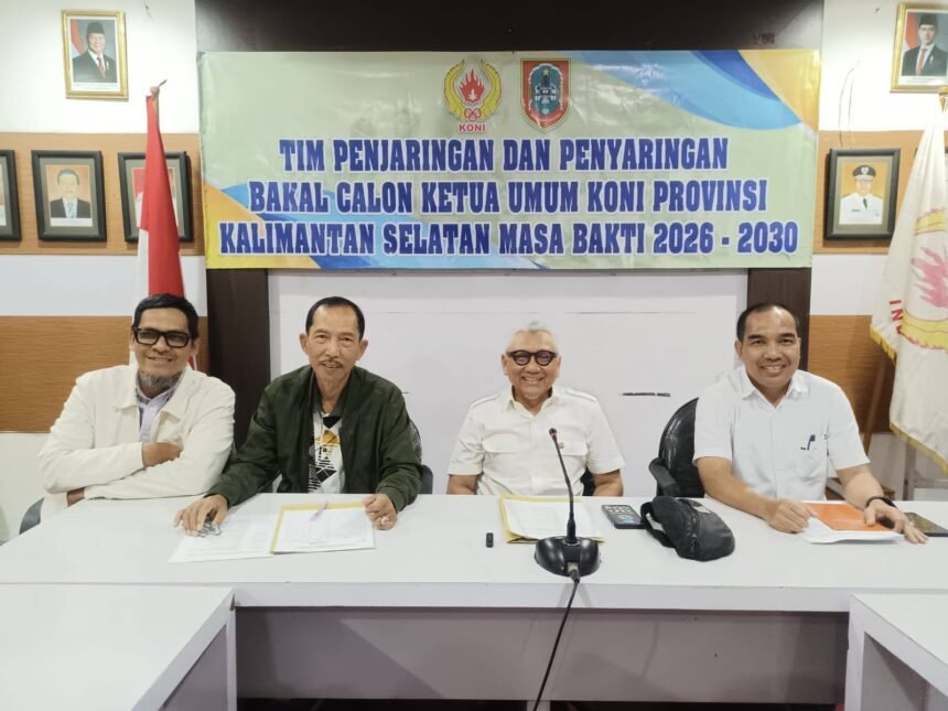 Tim Penjaringan KONI Kalsel Resmi Buka Pendaftaran Calon Ketua Umum 2026–2030