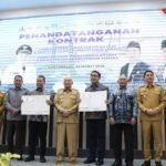 Kontrak Jembatan Pulau Laut Diteken, Proyek Multiyears 2026–2028 Resmi Dimulai