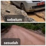 Bupati Kotabaru Gerak Cepat Turunkan Alat Berat Perbaiki Jalan Penghubung Desa