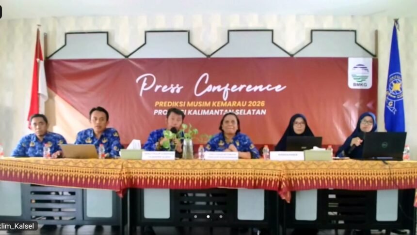 BMKG Kalsel: Musim Kemarau 2026 Datang Lebih Awal dan Cenderung Lebih Kering