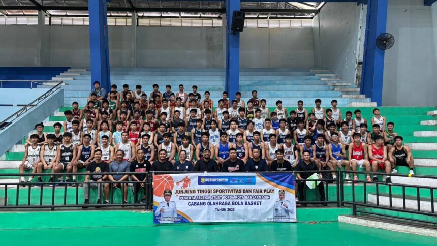Antusiasme Membludak, 249 Atlet Ramaikan Seleksi Basket Banjarmasin Menuju POPDA 2026